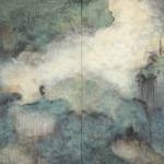 Cloud of Unknowing, mixed media on panel, 48"x48" - SOLD